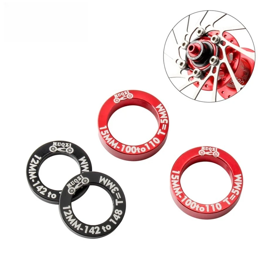AliExpress Other MUQZI 1 Pair Mountain Bike Hub Conversion Washer 3/5mm Front Rear Hub Adapter Gasket 100 To 110mm/142 To 148mm