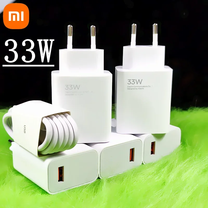 Xiaomi-EU Turbo Charger Original USB Tipo C Cabo, Redmi Note 9 Pro, POCO X3, NFC, Mi 10, 9, 9T Pro, Nota 10, 10X Lite, 33W