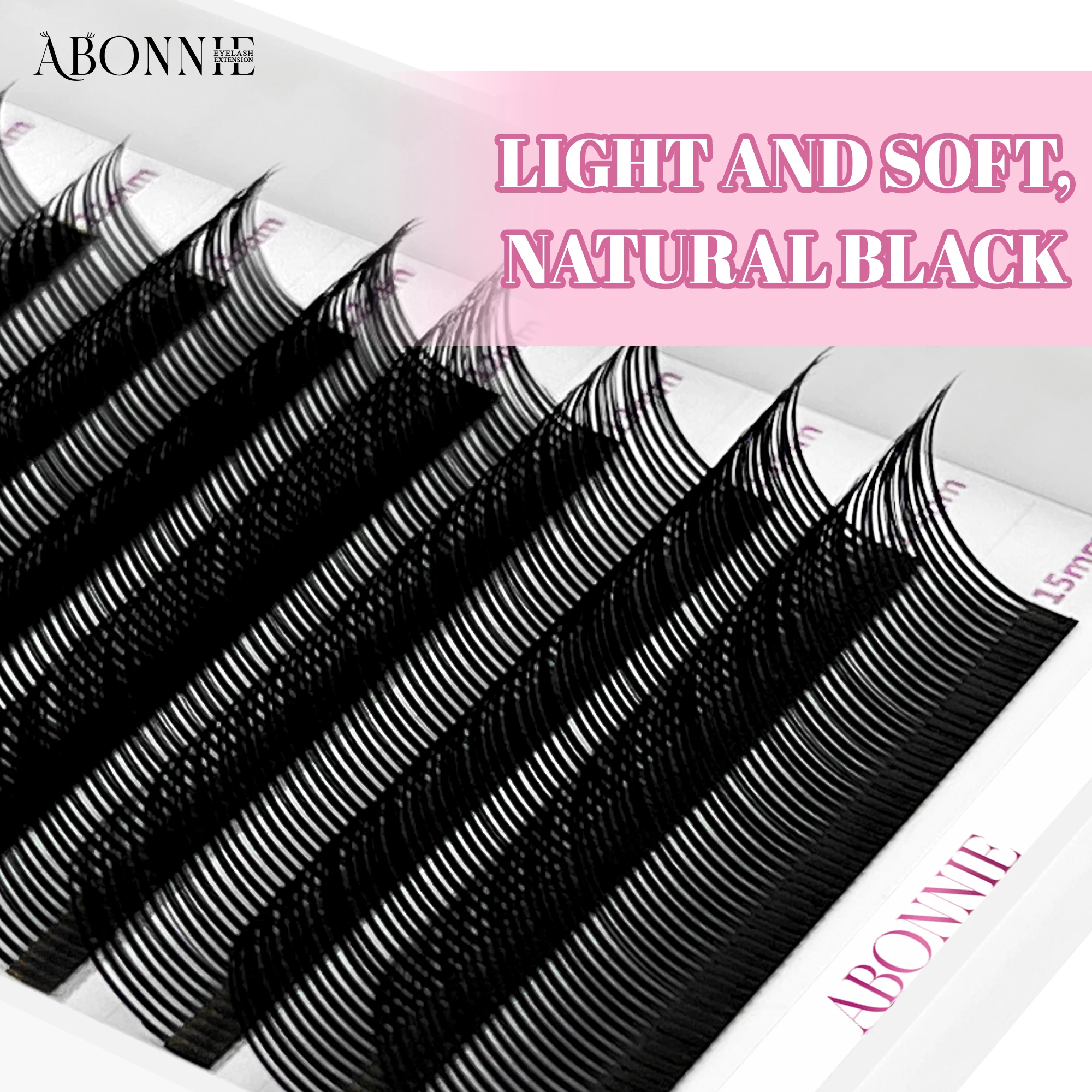 Abonnie Russia Volume 5D Spikes Fairy Flora Lashes Extension Grafting Individual Easy Fan Flower Eyelash Extensions