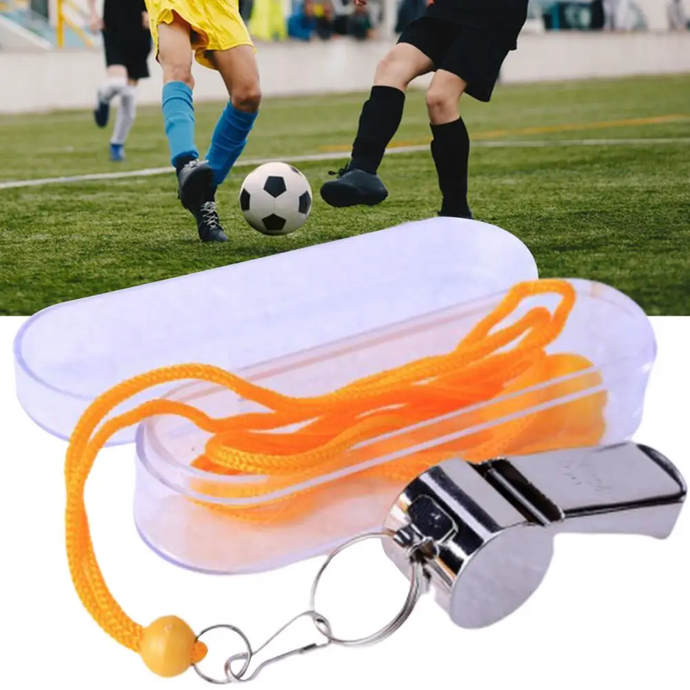 Sport Games Smooth Edge Soccer Basketball Referee Whistle Race Stuffs