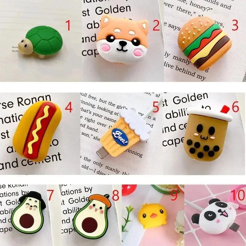 1/3Pcs Useful For iPhone Data Line Charger Plug Protective Winder Cover USB Cable Protector Cable Cord Case