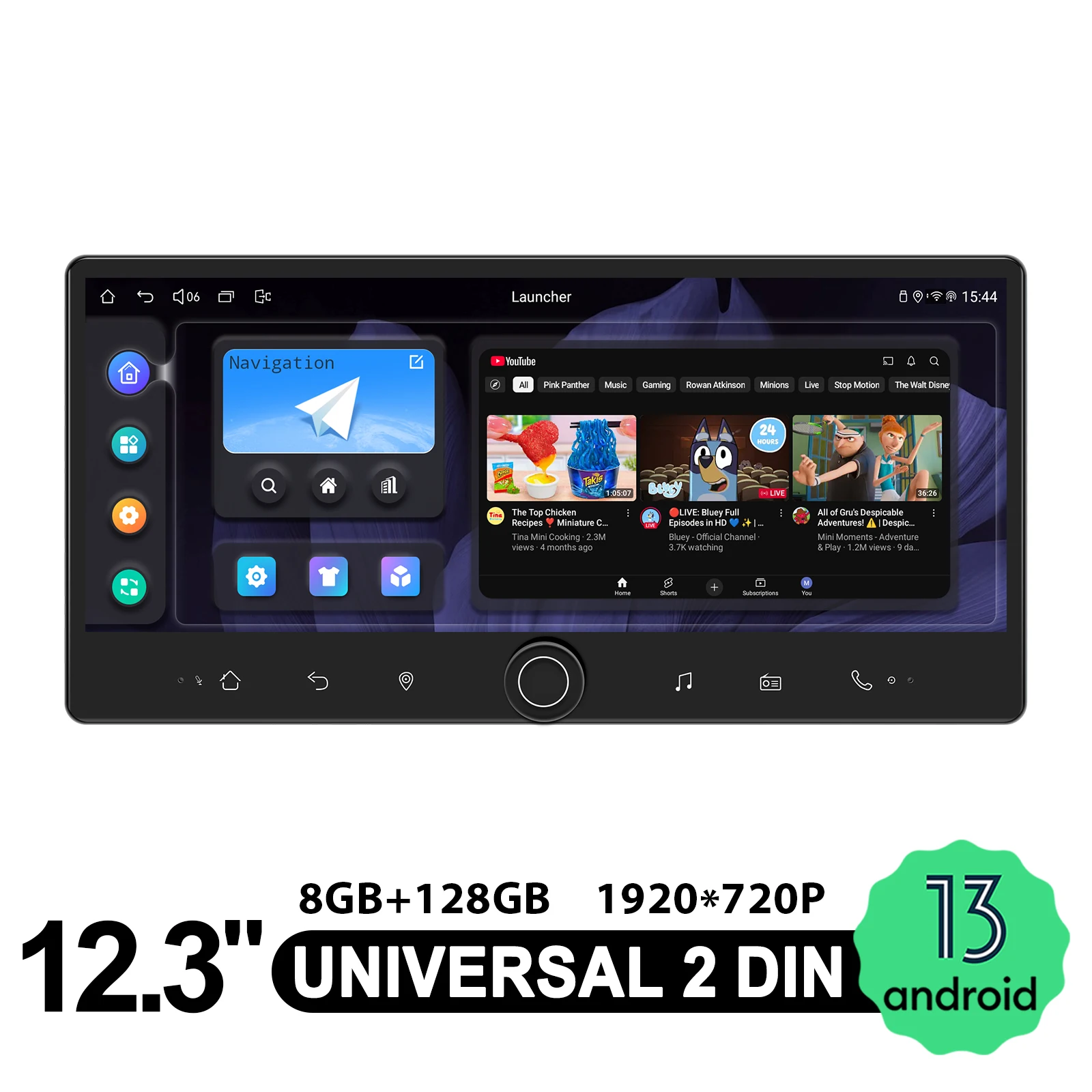 

JOYING 12,3 "Android 12,0 автомобильное стерео радио, универсальное головное устройство, встроенное беспроводное Carplay и Android авто с пейзажным экраном