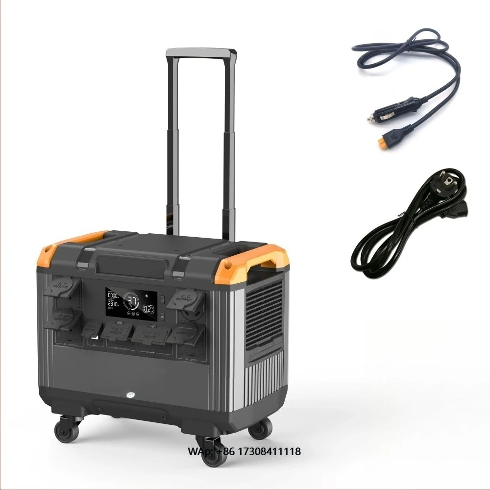 

Solar Power 5376Wh Portable Power Station 3000W 220V Outdoor with Air Compressor & Car Compatibility