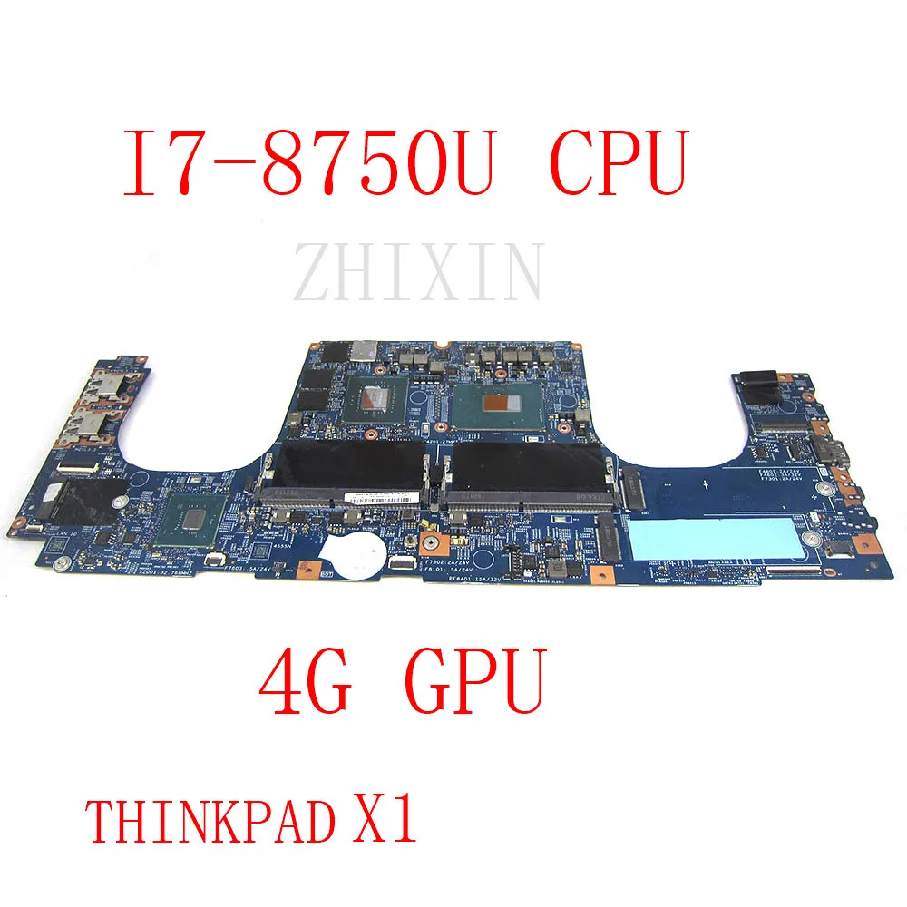 For Lenovo ThinkPad P1 Computer Motherboard 17870-SC 448.0DY04.00SC with I7 8750H CPU Fru 01YU926 01YU660 01YU925 01YU659