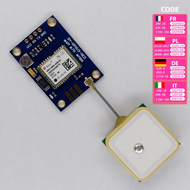 NEO-M8T M9N gps glonass beidou high precision module