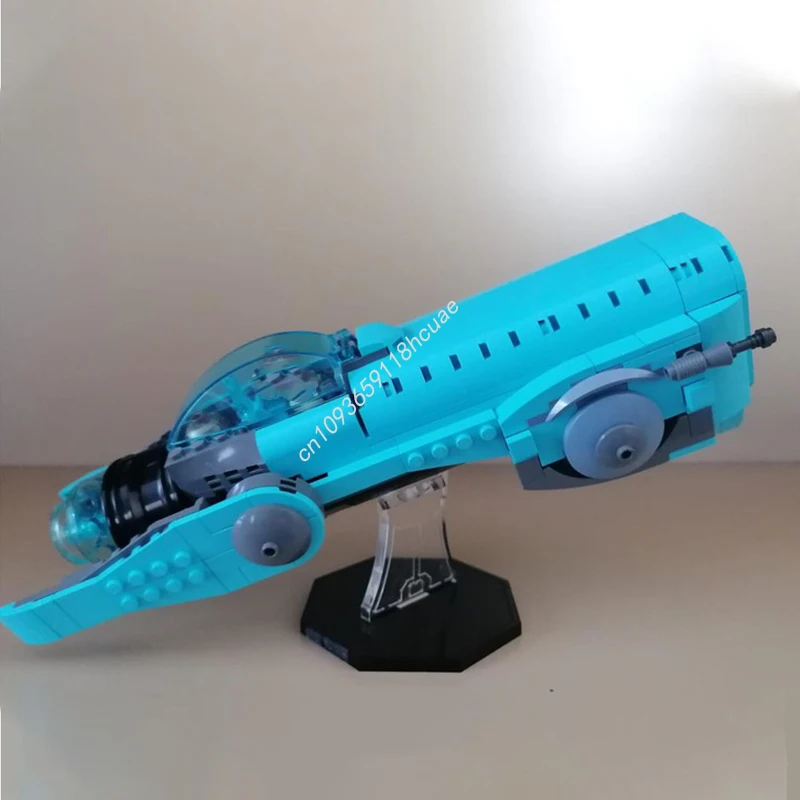 430 stks MOC Light Fighter TX-5 Star Battle Bouwstenen Kerstcadeau Architectonische structurele mechanica speelgoed Grootte en vorm