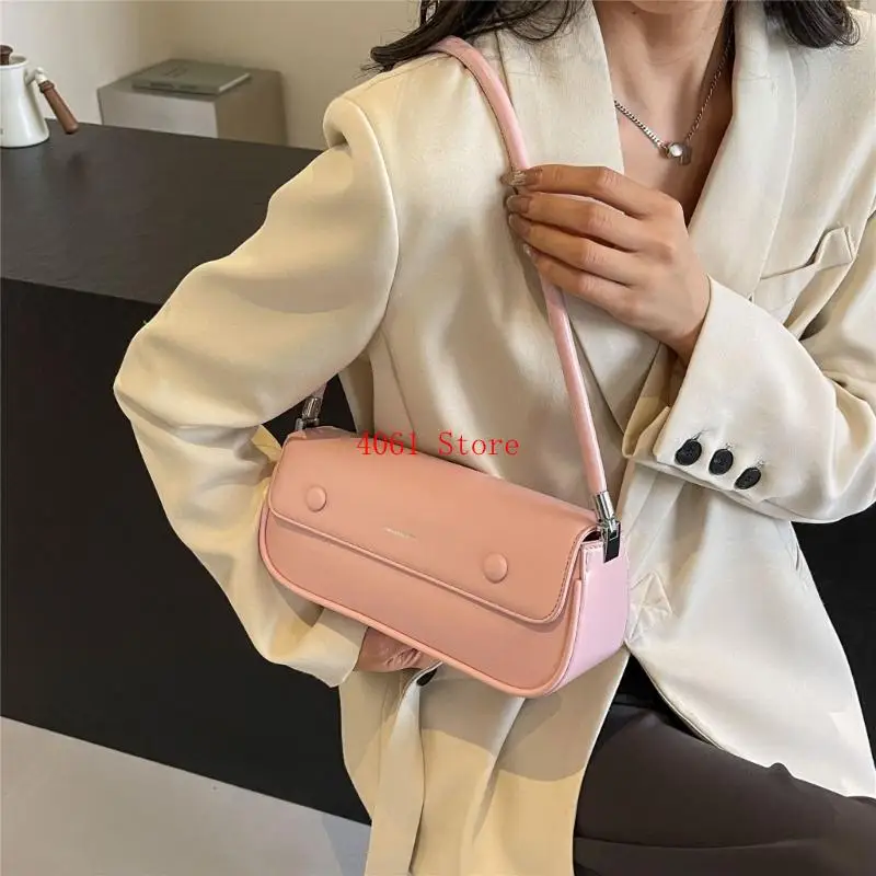 

Women Simple Armpit Bag Handbag and Purse PU Leather Shoulder Bag Shopping Bag