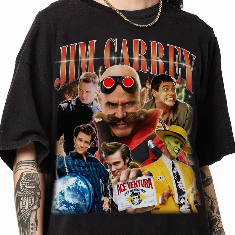 Ace Ventura Pet Detective T-Shirt, Vintage 90s Jim Carrey Bootleg Shirt, Put Me In Coach Retro Shirt, Gift For Dad, Gift For Him