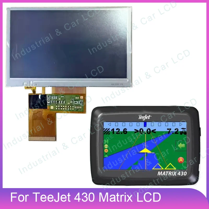 LCD Display Screen For Teejet Matrix 430 Original 4.3 Inch LCD With Touch Screen Digitizer Fot TeeJet MATRIX 430 LCD Replacement