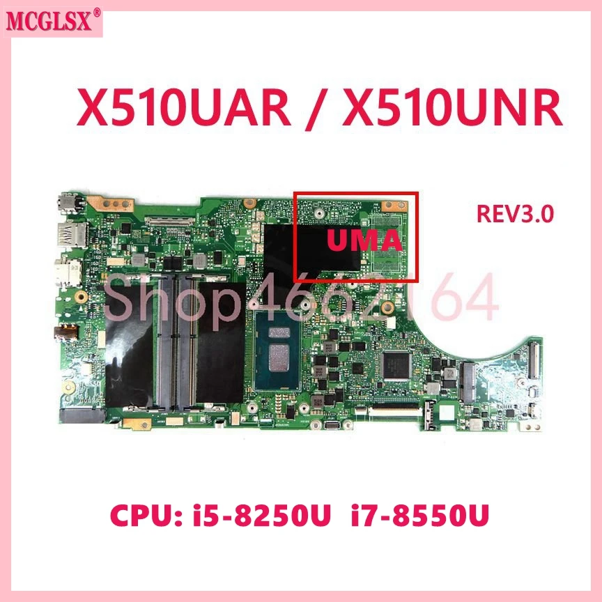 X510unr Moederbord Voor Asus X510unr X510urr X510un X510ua X510uao X510uf X510uar S510un S5100u X510uno F510u Vm510ua Moederbord