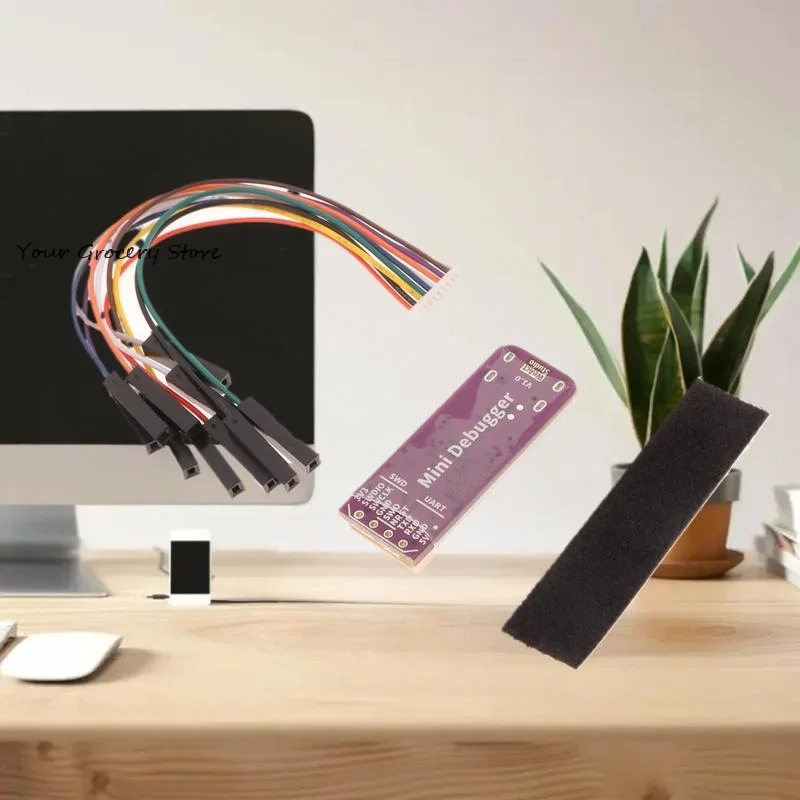 

Компактный наладчик DAPLink STLink V2.1, SWO SWD USB-инструмент Uart, модуль программирования микроконтроллера TYPEC