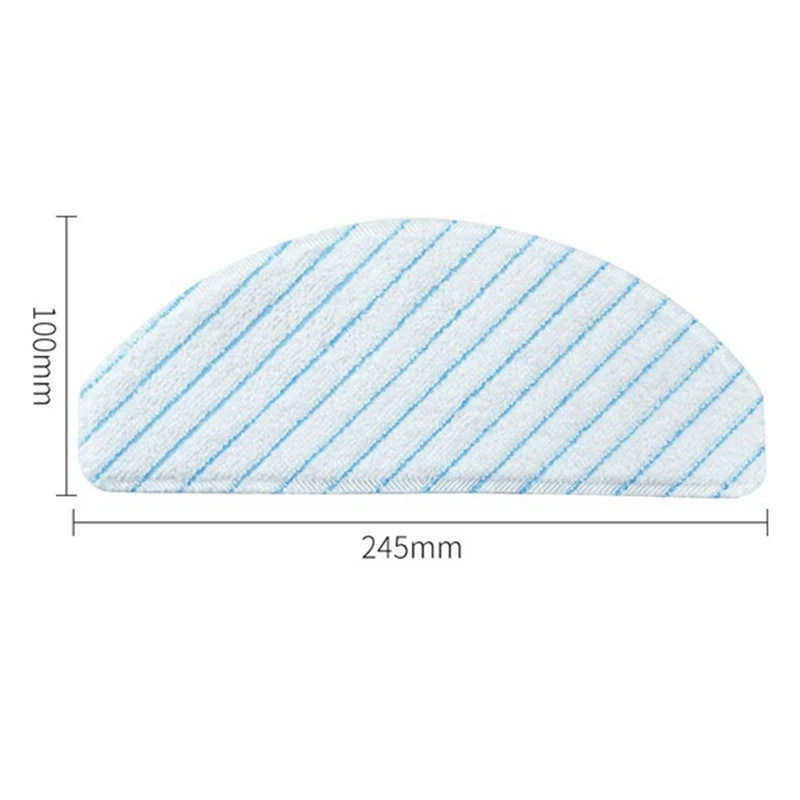 Tampons de nettoyage en microcarence de poulet pour aspirateur robot Ecovacs, OZMO T8, T8 +, T8 AIVI, N8, N8 Pro, N8 Pro +, 25 pièces