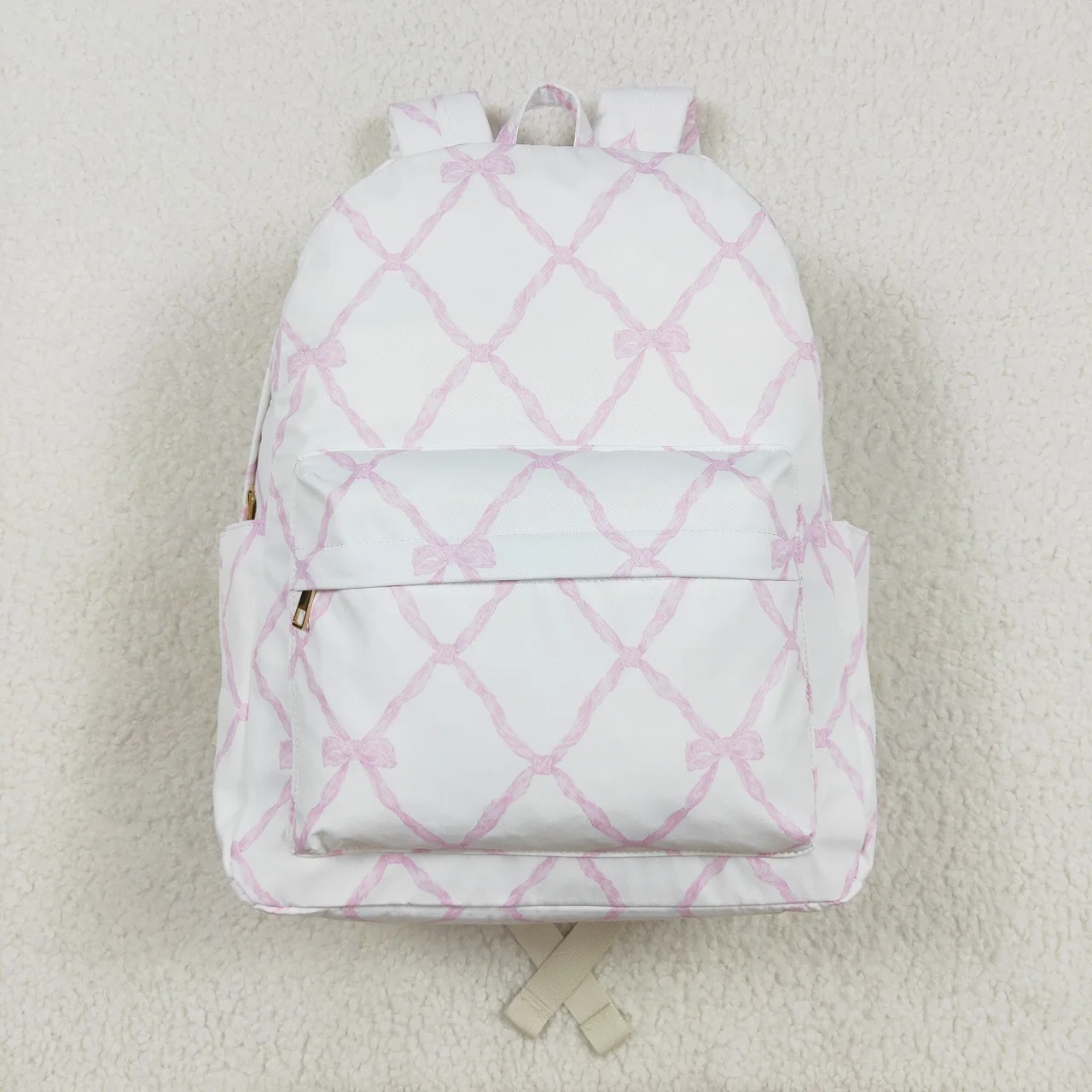 Wholesale Baby Girl Backpack Pink Bows Daypack Toddler Children Outdoor Portable Kids School Bag