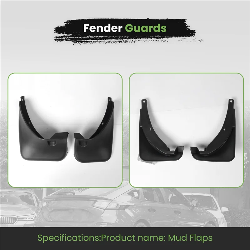 

AC34-Car Front & Rear Mud Flaps Fender Guards Splash Guard For Toyota RAV4 2006-2012