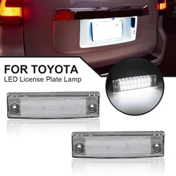 2pc LED License Number Plate Light Toyota Land Cruiser Prado TRJ150/GRJ15#/GDJ15# (Lexus GX 470) 12V 6500K Error Free