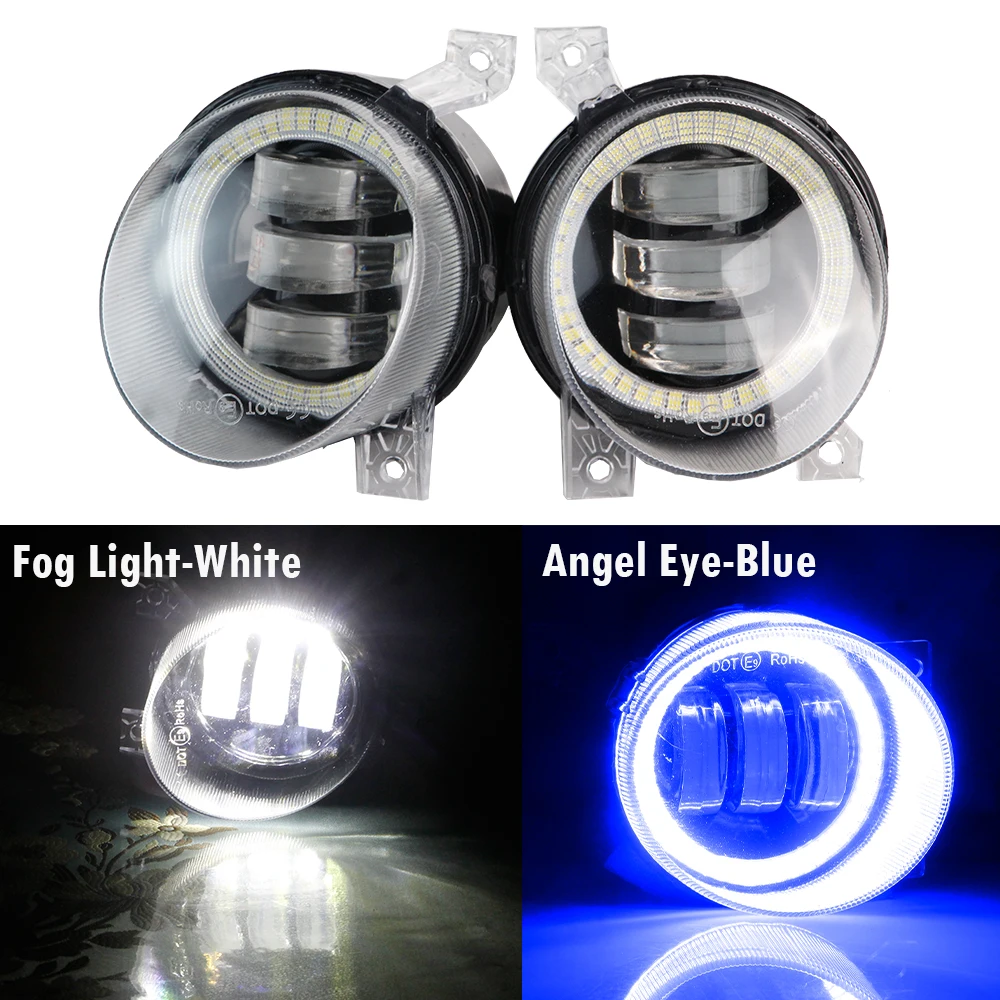 Led dagrij verlichting in voorbumper Fiat, Peugeot, Citroen 2006 - 2014 Wit