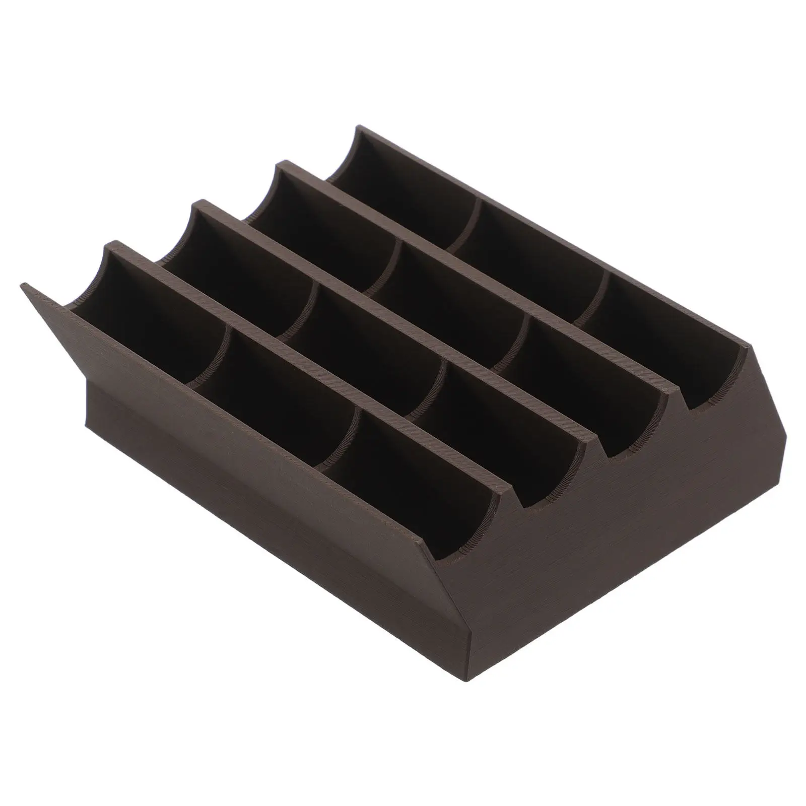 12-Slot Clipper Blade Holder Robust Multi-Slot Razor Blade Storage Organizer for Barber Shop Bathroom Grooming Tool Management