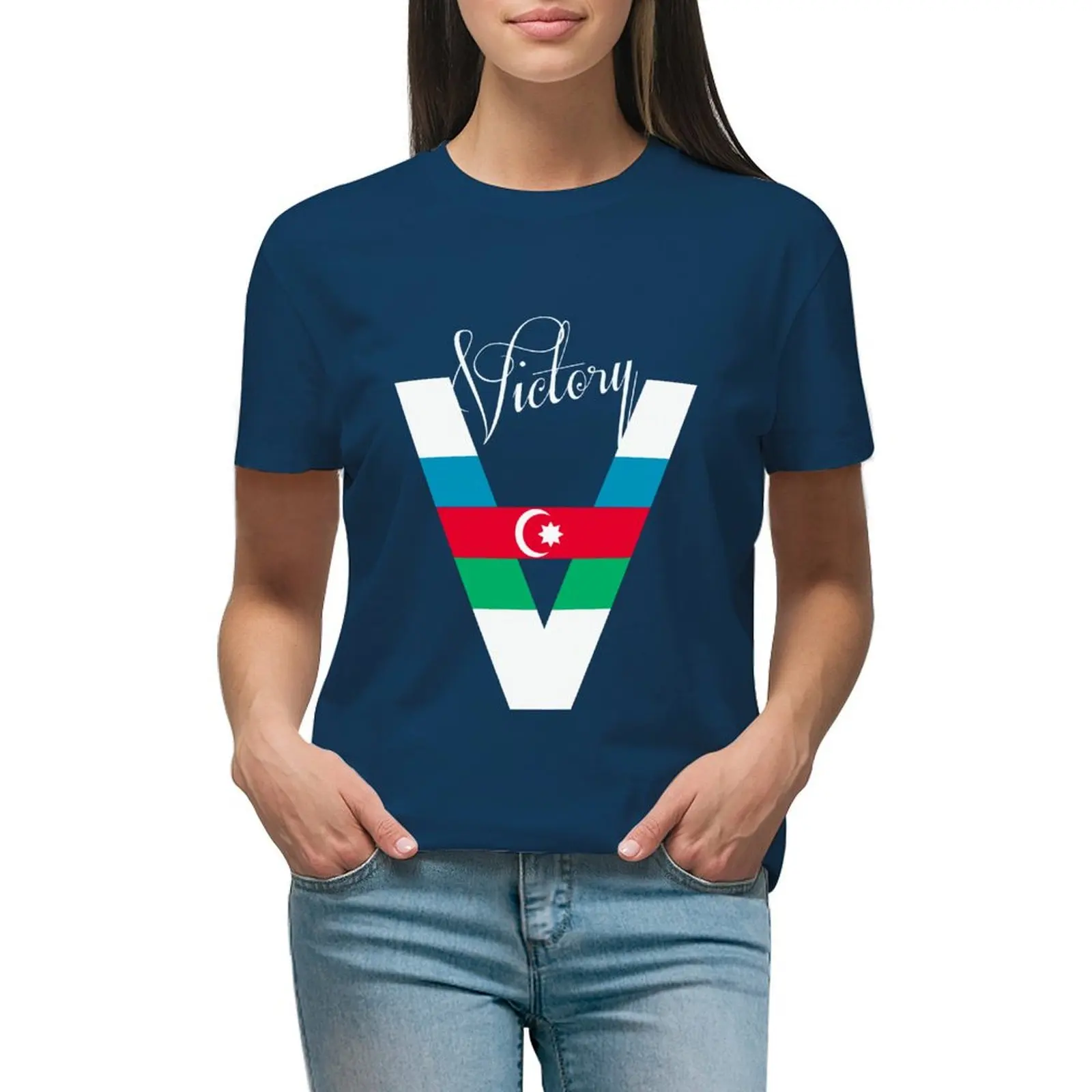 

Baku Azerbaijan T-shirt tops aesthetic clothes t shirts for Women