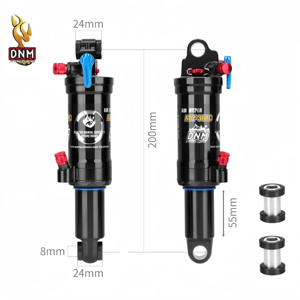 DNM AOY-36RC AM/XC Air Spring Rear Shock Suspension 200x55mm for