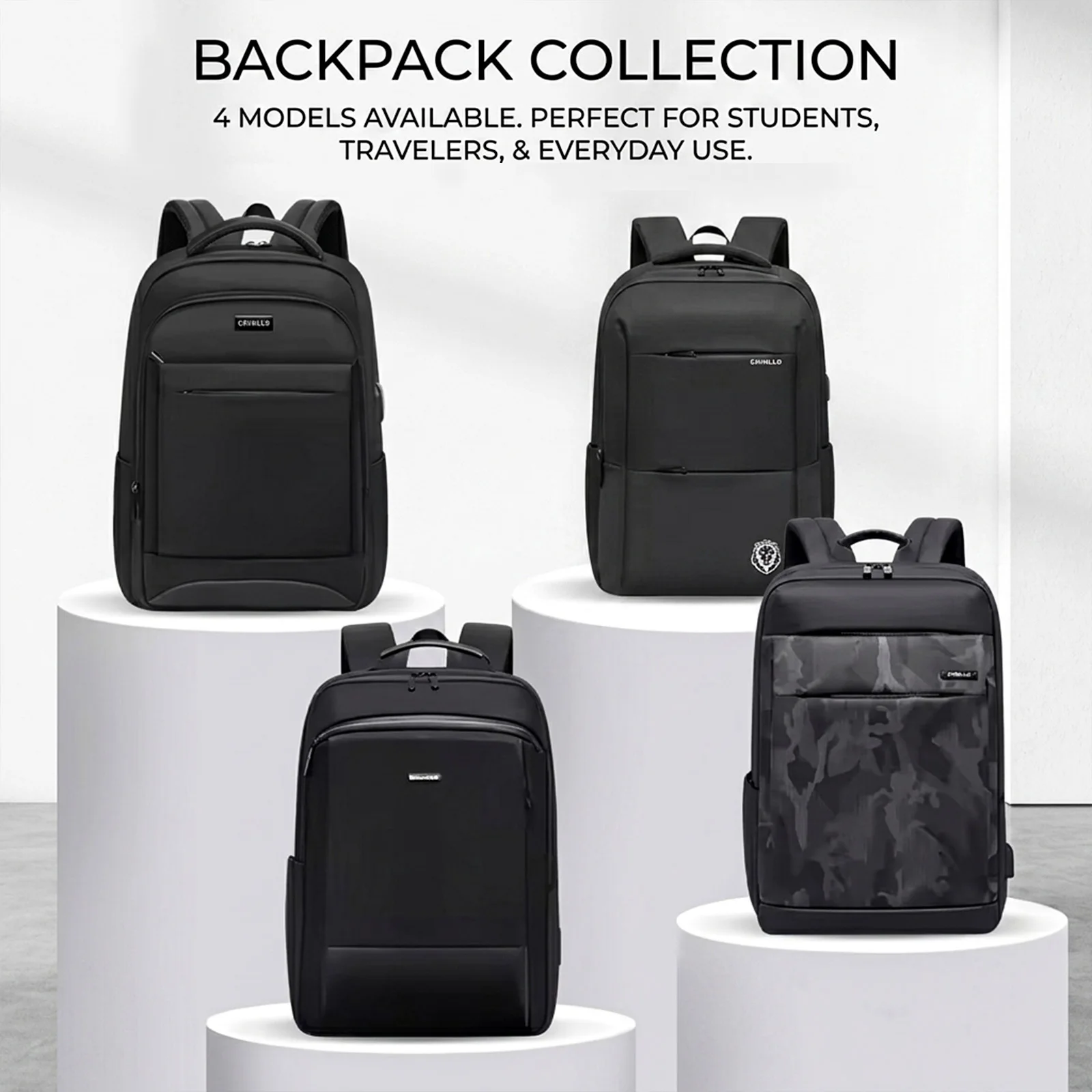 

Premium Executive Backpack for Men,Business Laptop Bag,Water-Resistant Large Capacity for Business Travel & Daily Commute