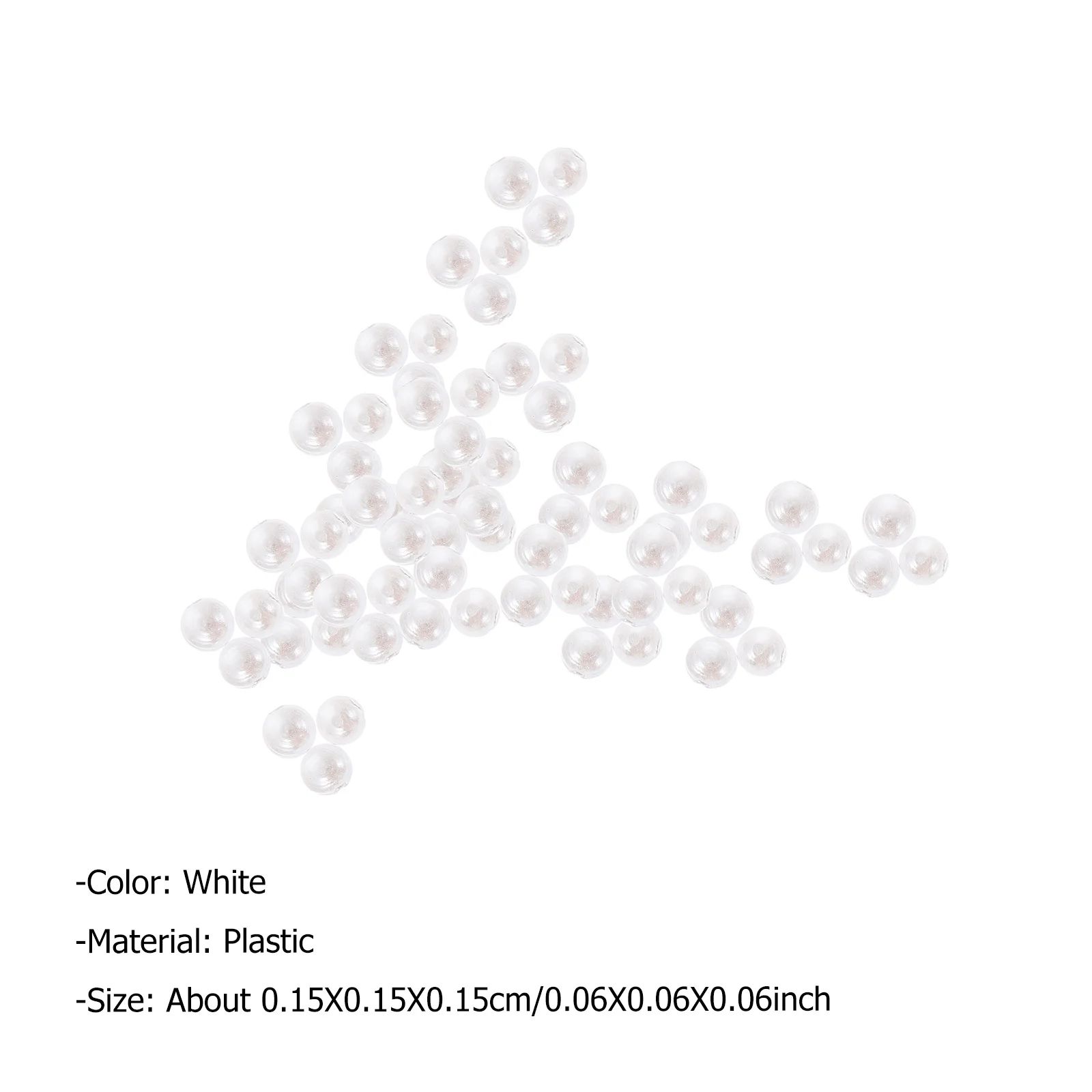 10000Pcs Nail Art Plastic Charms Elegant Pearl Nail Ornaments Fine Craftsmanship DIY Manicure Supply for Women Girls