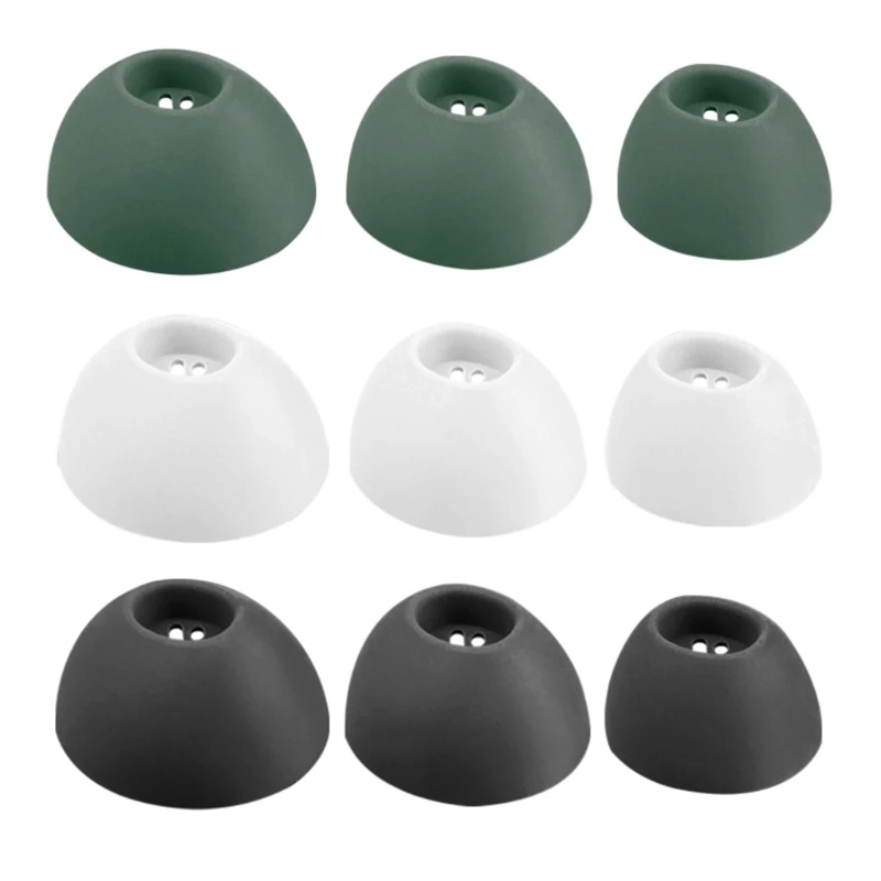 

3Pairs Silicone Earbuds Covers Eartips for Buds Pro2 Earphone Ear Caps Enhances Auditory Earplugs