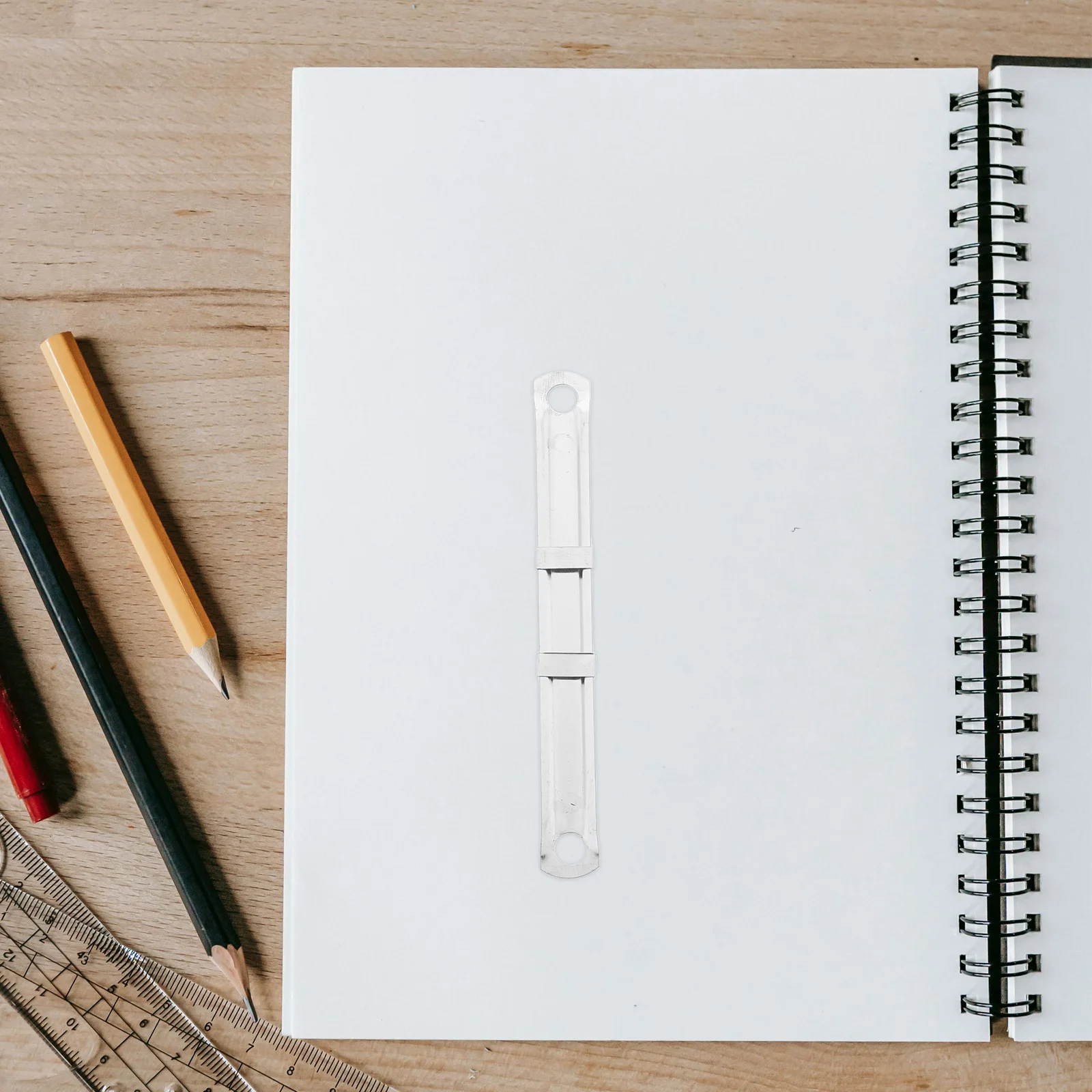 100 Pcs Bookbinding Binding Clips Safe Stationery Bookbinding Office Supplies Practical Strips Easy Install