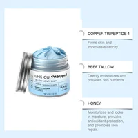 Peptides de Cuivre GHK-Cu et Suif de Bœuf pour la Peau : Baume Bleu au Miel de Manuka Hydratant Visage et Corps pour Peaux Matures, Sèches et Sensibles 3