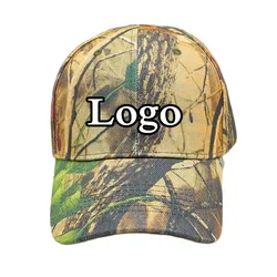 Outdoor male custom logo Camo tactical hat Men Casual Hiking Camp Trucker hats baseball cap with DIY embroidery logo