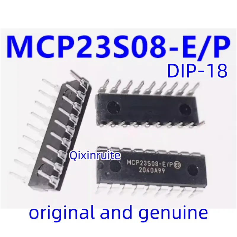 

Qixinruite Brand new original genuine MCP23S08-E/P direct insertion DIP-18 interface-I/O expander chip microcontroller IC