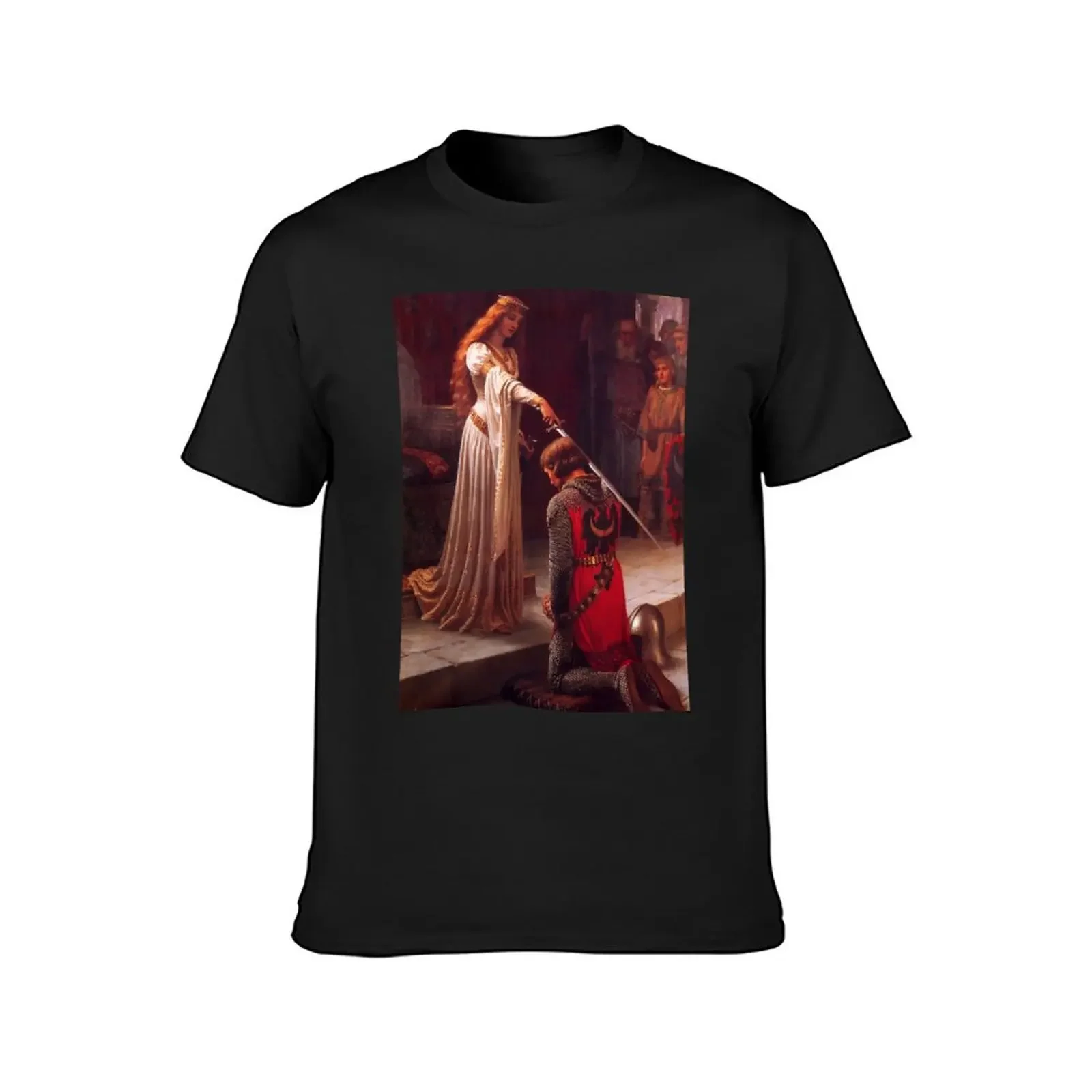 The Accolade - Edmund Leighton T-Shirt new edition Short sleeve tee sublime Men's cotton t-shirt