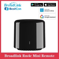 Broadlink Bestcon RM4C Mini Remote Control Universal IR Blaster WiFi Infrared Remote Control for Alexa Google Home Smart Home