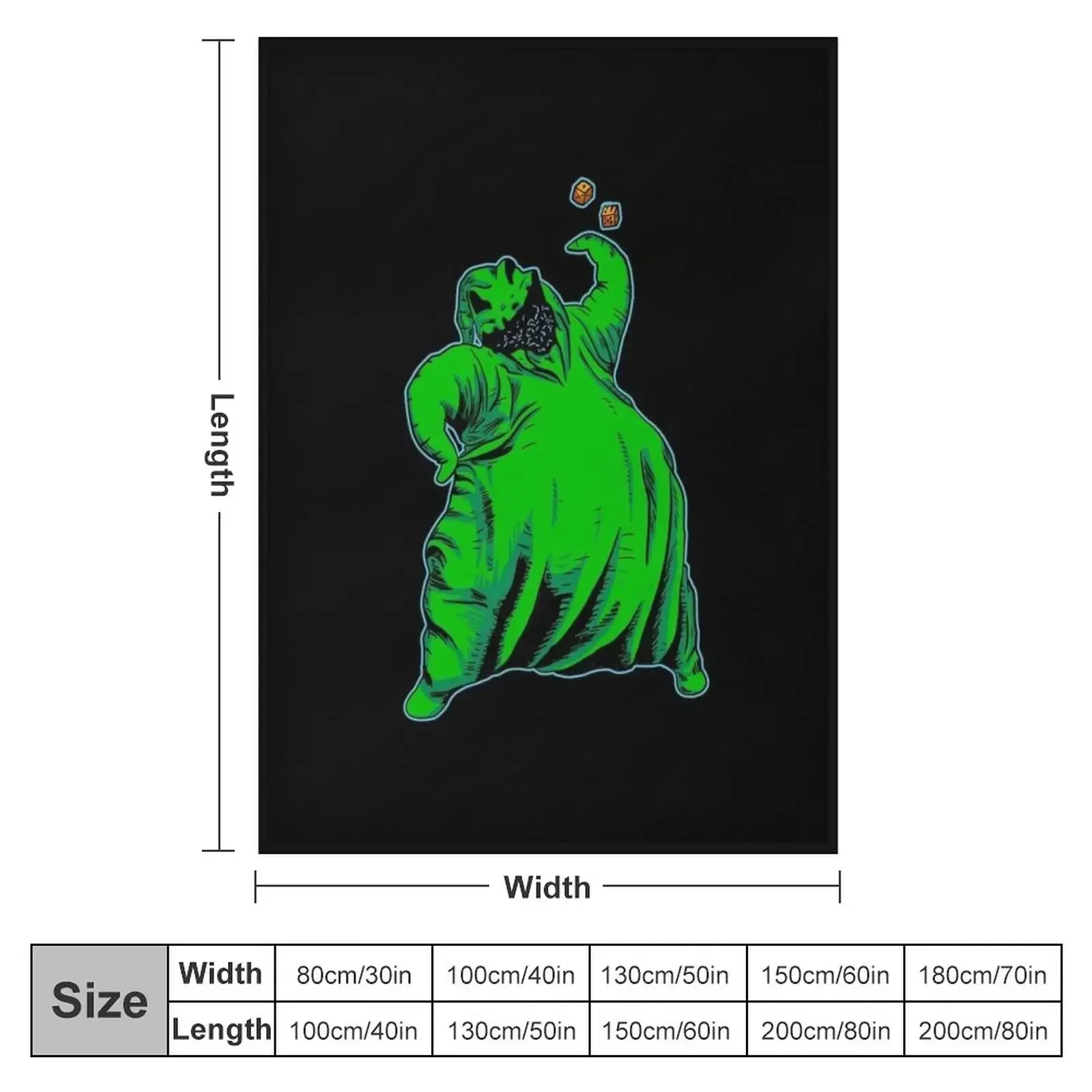 Oogie Boogie Throw Blanket christmas decoration Moving Blankets For Sofas Blankets