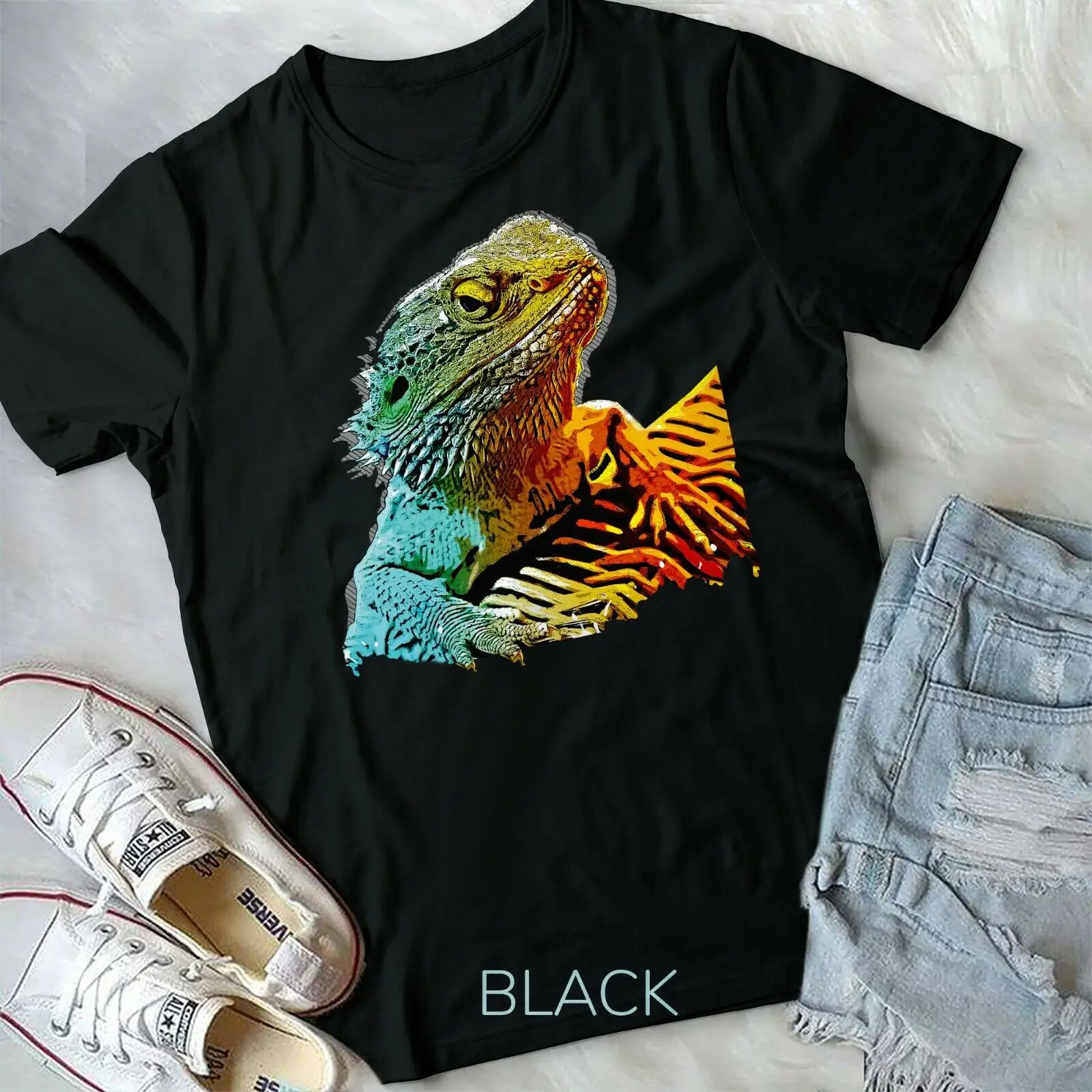 Bearded Dragon Lizard Reptile Funny Novelty Unisex & Youth T Shirt