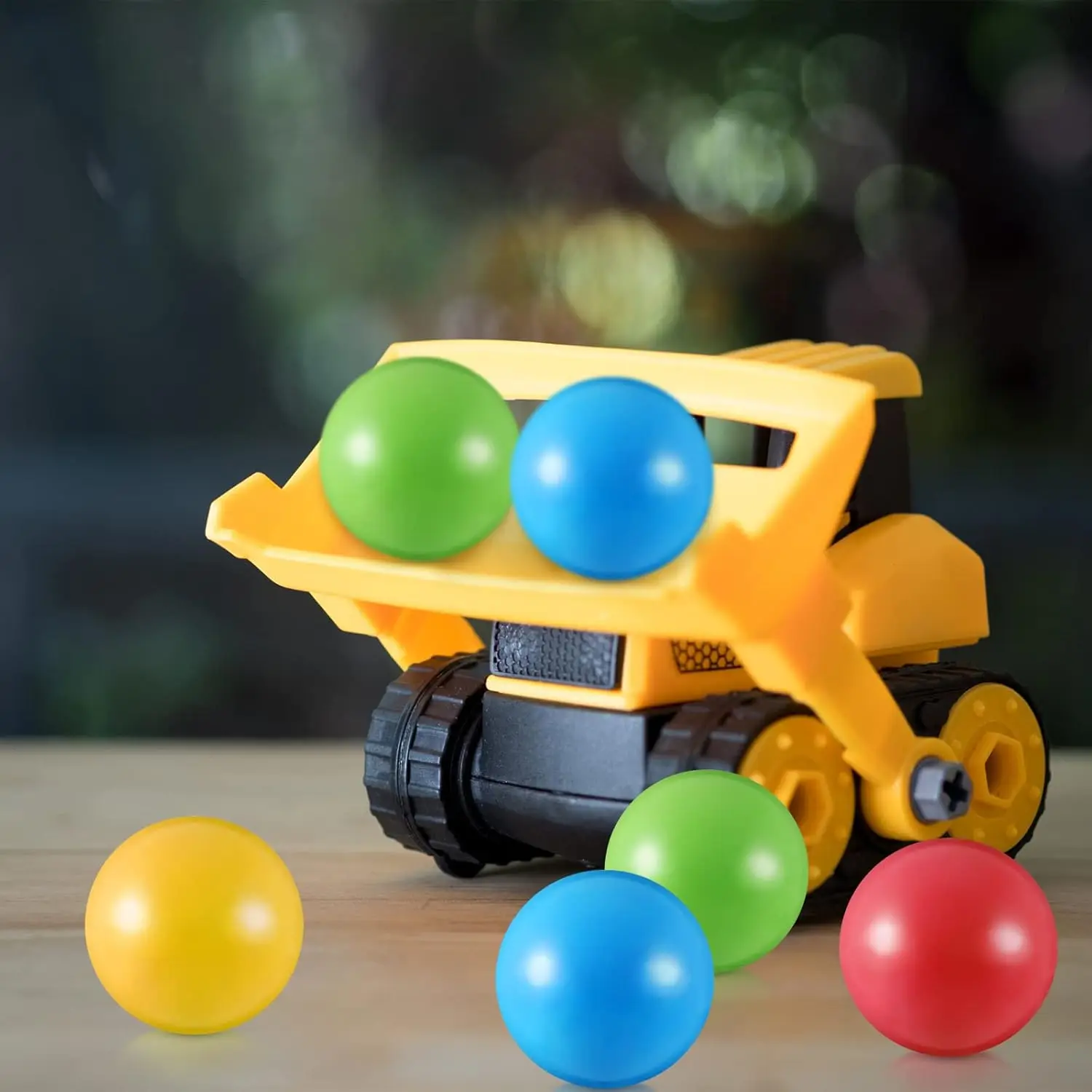 Boules de remplacement en plastique multicolores, 6 pièces, petites boules de jouet Popper pour Bulldozer, 1.75 pouces, souples, anti-écrasement, remplies d'air, Ocean Pi