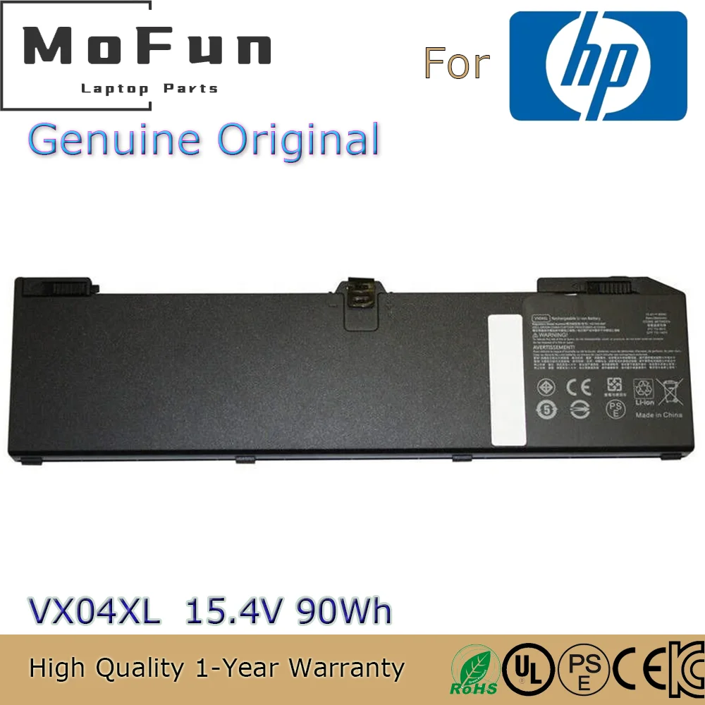 

Brand New Original VX04XL 15.4V 90Wh Laptop Battery for HP Zbook 15 G5 G6 2YW99AV 2YX00AV 2ZC40EA 2ZC41EA