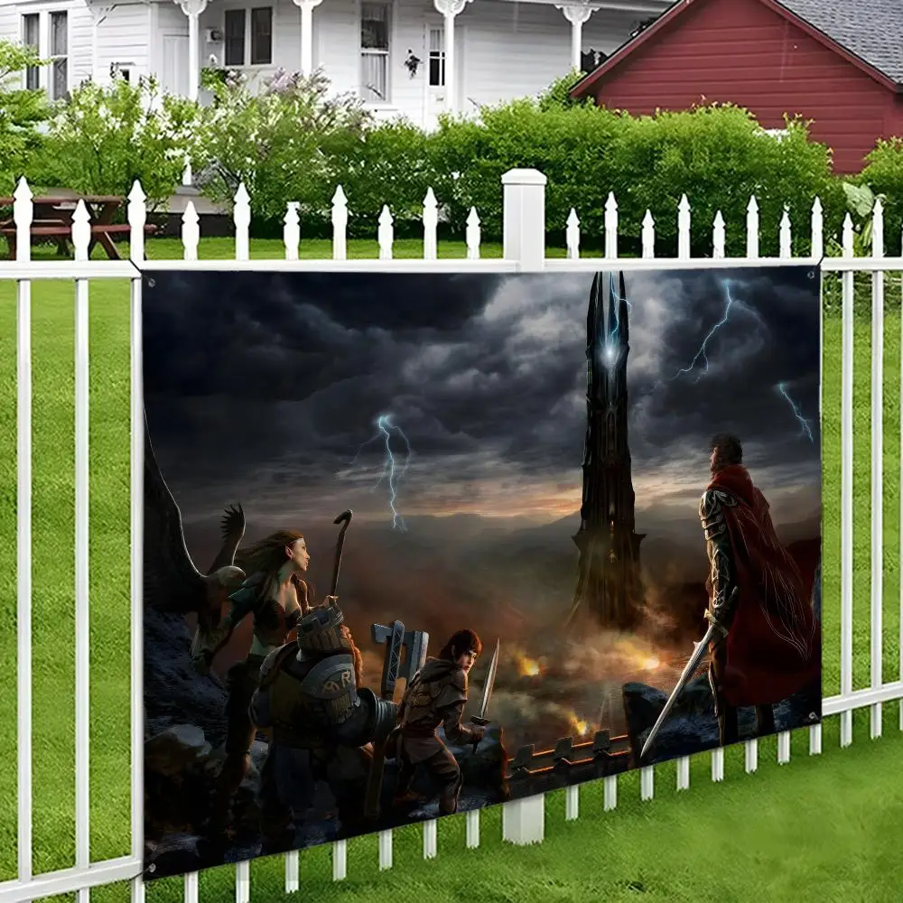 L-Lords Game Rings Flags Wall Hanging Tapestry Outdoor Decorative flag Background Blanket