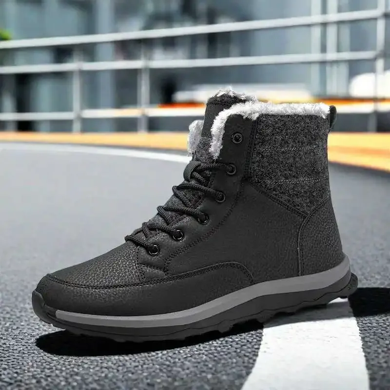 High Top Plateforme Hiking Boots Tourist Shoes Men's White Sneakers Sports Foot-wear Topanky Funny Shoose Specials