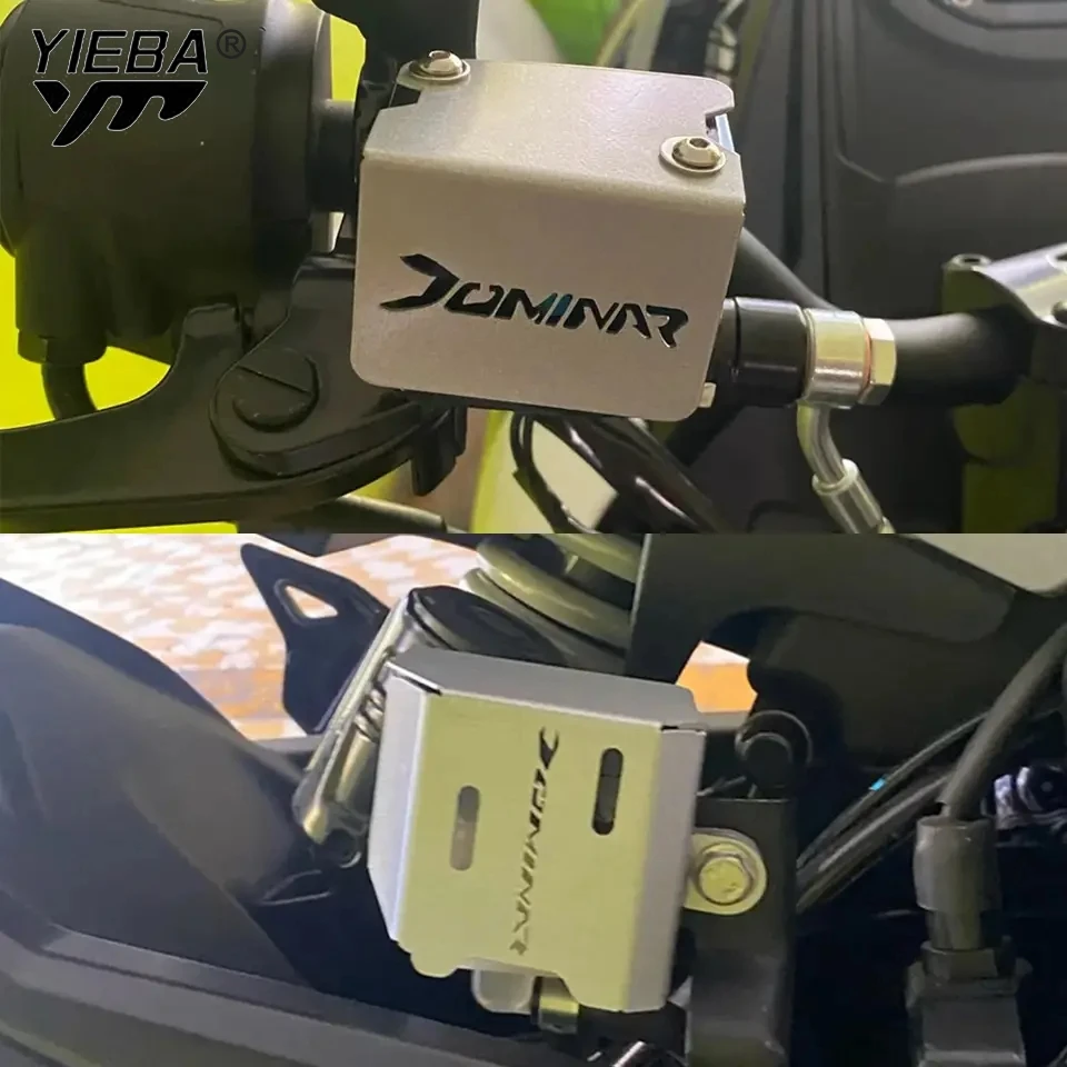 

Motorcycle Rear Brake Reservoir Cap Guard Oil Tank Cover Ptotector For BAJAJ Dominar 250 400 2017-2024 2023 2022 DOMINAR 250/400