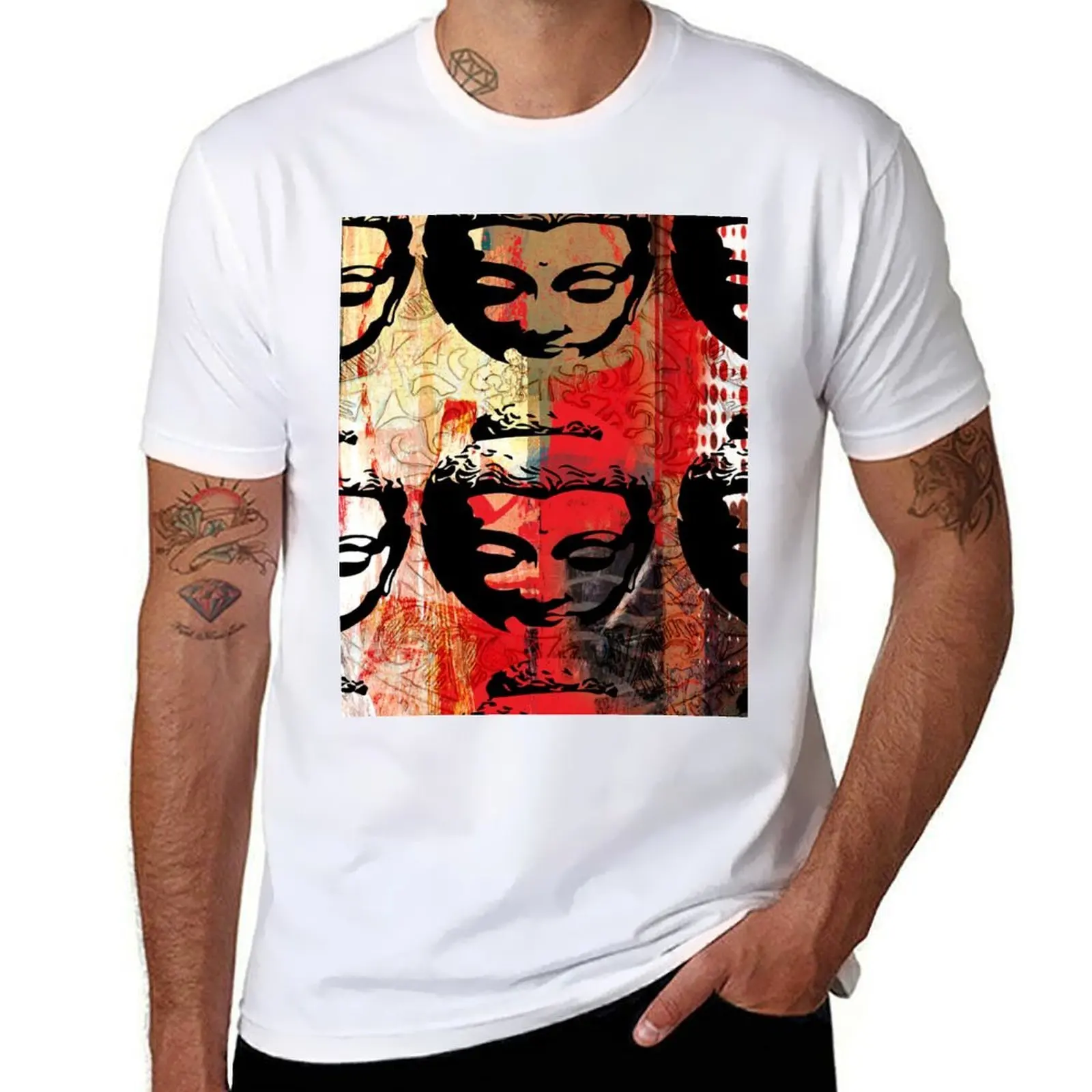 

smiling budha T-Shirt t shirts with prints t shirt man plain T-Shirt