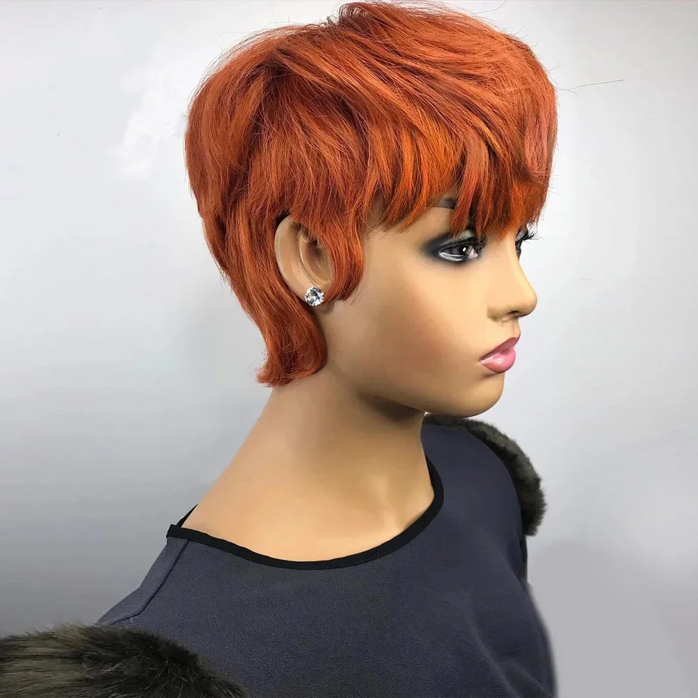 

Women's wig full mechanism short hair wig headgear short blond wigs for women wigs synthetic wig