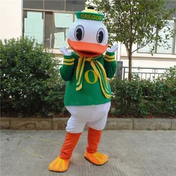 Christmas Cute Duck Mascot Costume Cartoon Animal Mascot Cosplay Costumes For Adult Halloween Christmas Party Stage Performan