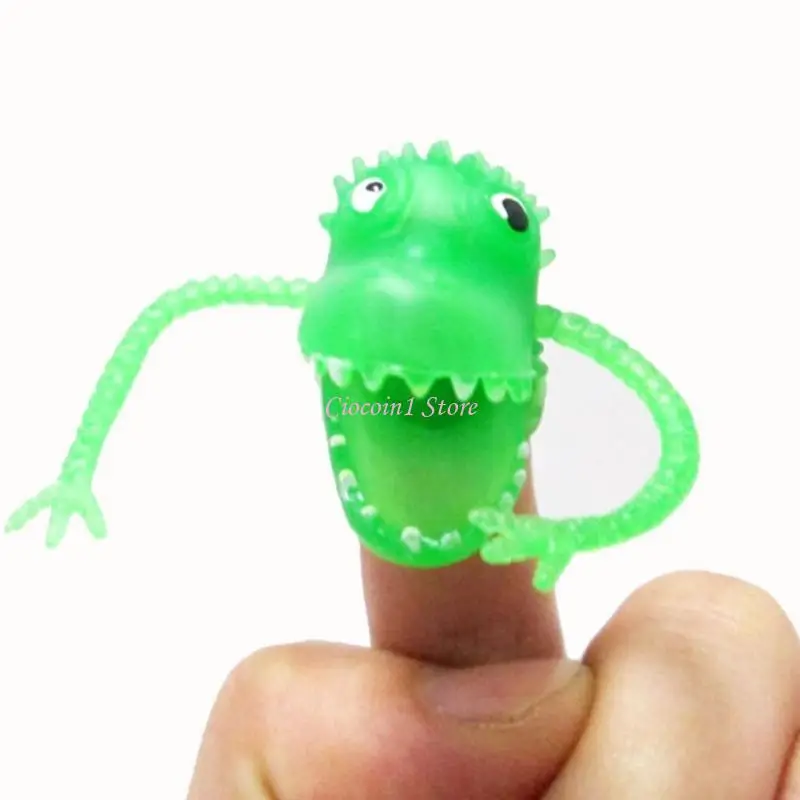 

Y1UB Cartoon Finger Toy Hand Puppet Family Activity Game Role for Play Party Favor Pr