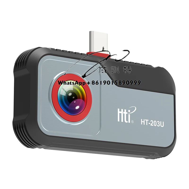 

HT-203U 256*192 Night Vision TYPE-C USB-C Plug PCB Diagnosis Tool IR High Resolution Mini Smart Phone Thermal Imaging Camera