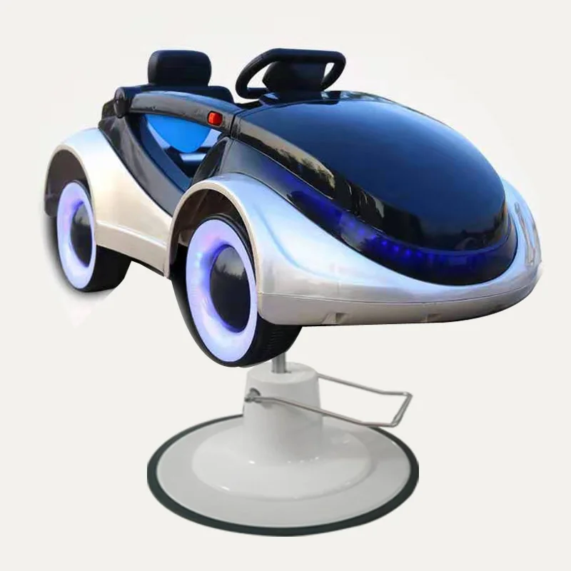 Kids Haircut Haircut Chair Barber Shop Hair Salon Baby Boy Girl Universal Swingable Plastic Electric Car