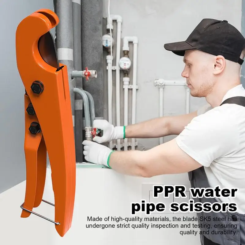 PVC Cutter Tool PPR Water Pipe Scissors Tube And Hose Cutter Durable Fast Pipe And Tube Cutter For PVC Plumbers Home Repairs