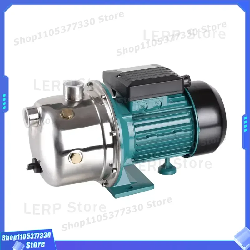 220V 240V Stainless Steel Jet Pump Household Self Priming Water Pump Large Suction Flow Pressurized Booster for Home Garden
