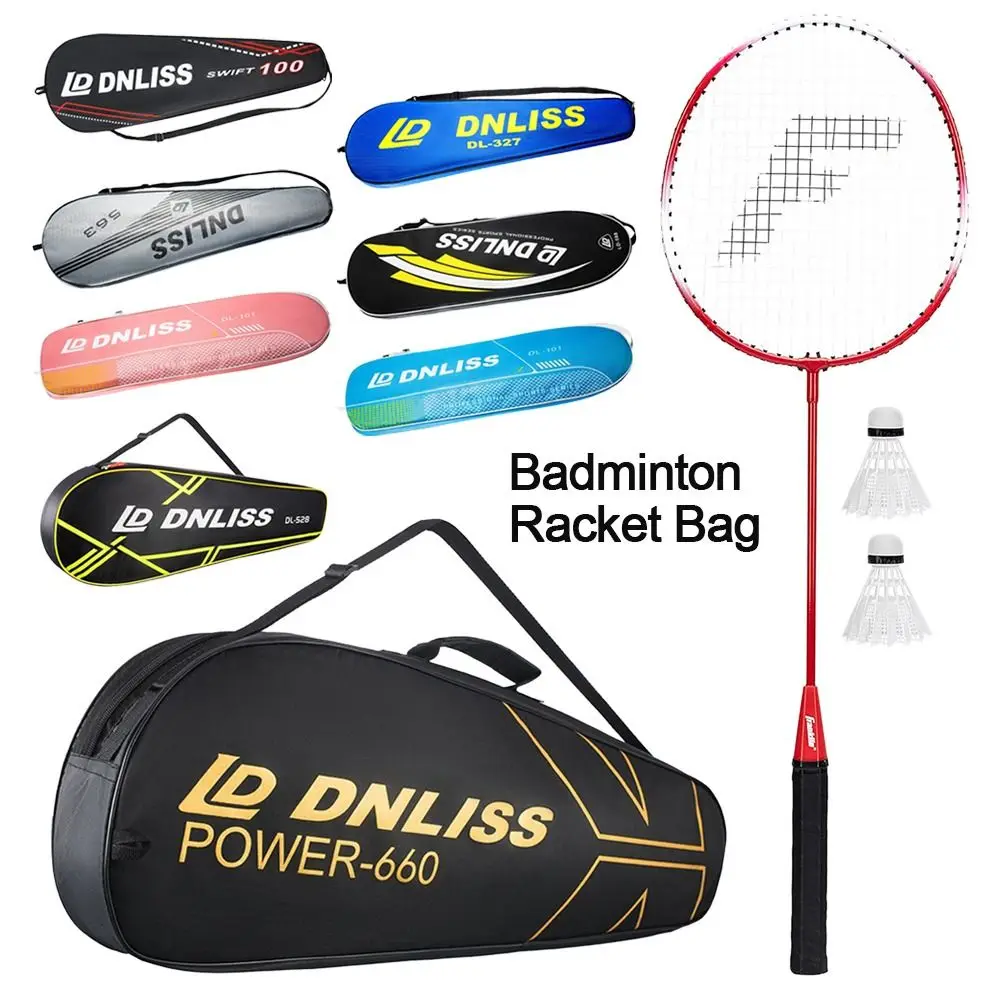 

Protective Pouch Thick Badminton Racket Bag Oxford Portable Racket Protective Cover Tennis Storage Sport