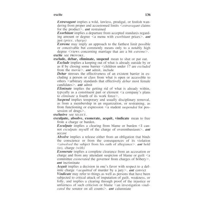 قاموس MerriamWebster للمرادفات والمتطردين MerriamWebster MerriamWebster 9780877799061 كتاب #3