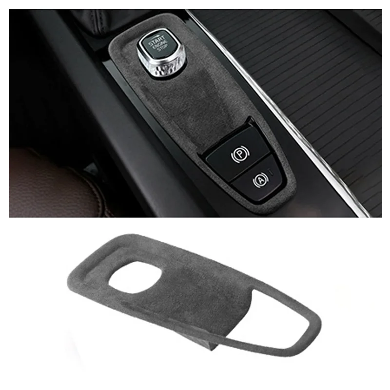 For Volvo S90 XC60 V90 XC90 S60 V60 electronic handbrake decorative frame ignition start decorative sticker car accessories